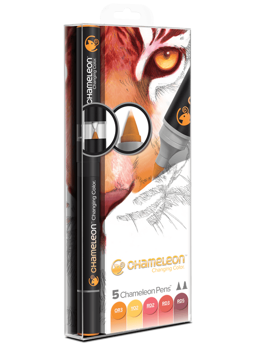 Chameleon Warm Tones set verpakking