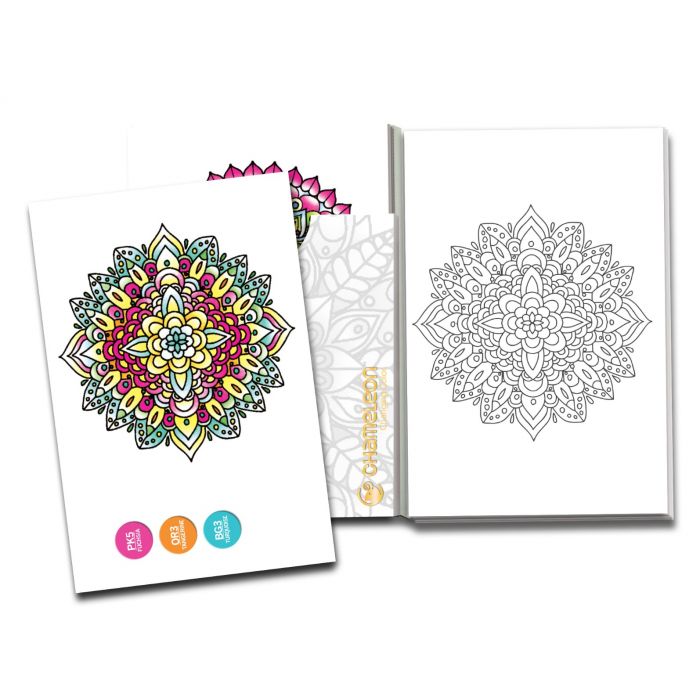 Chameleon Color Cards Embossed - Mini Mandalas - CC0107
