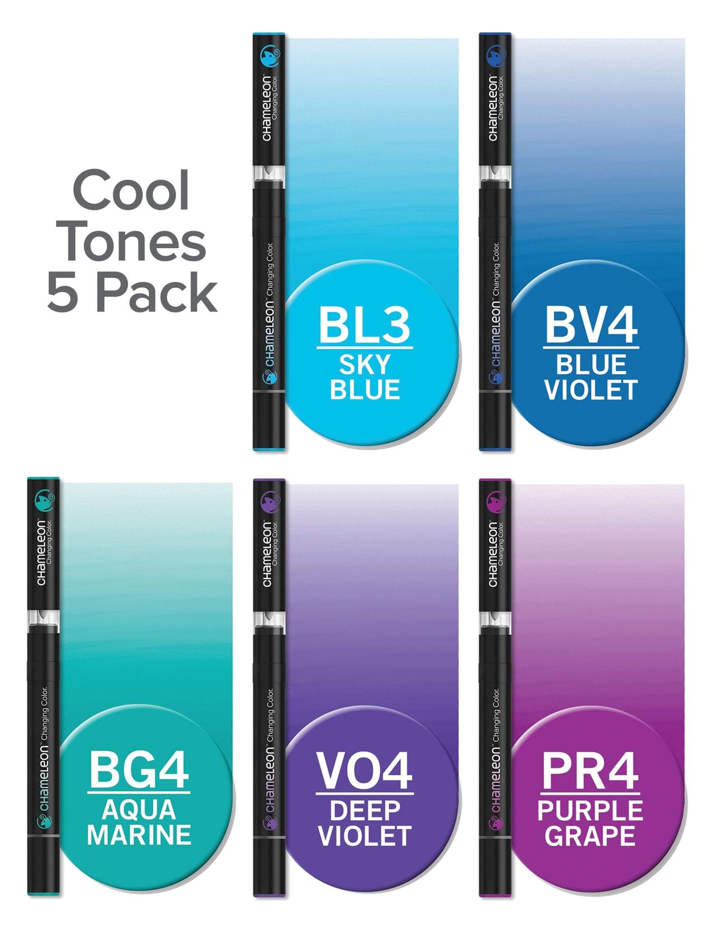 Chameleon Cool Tones set inhoud