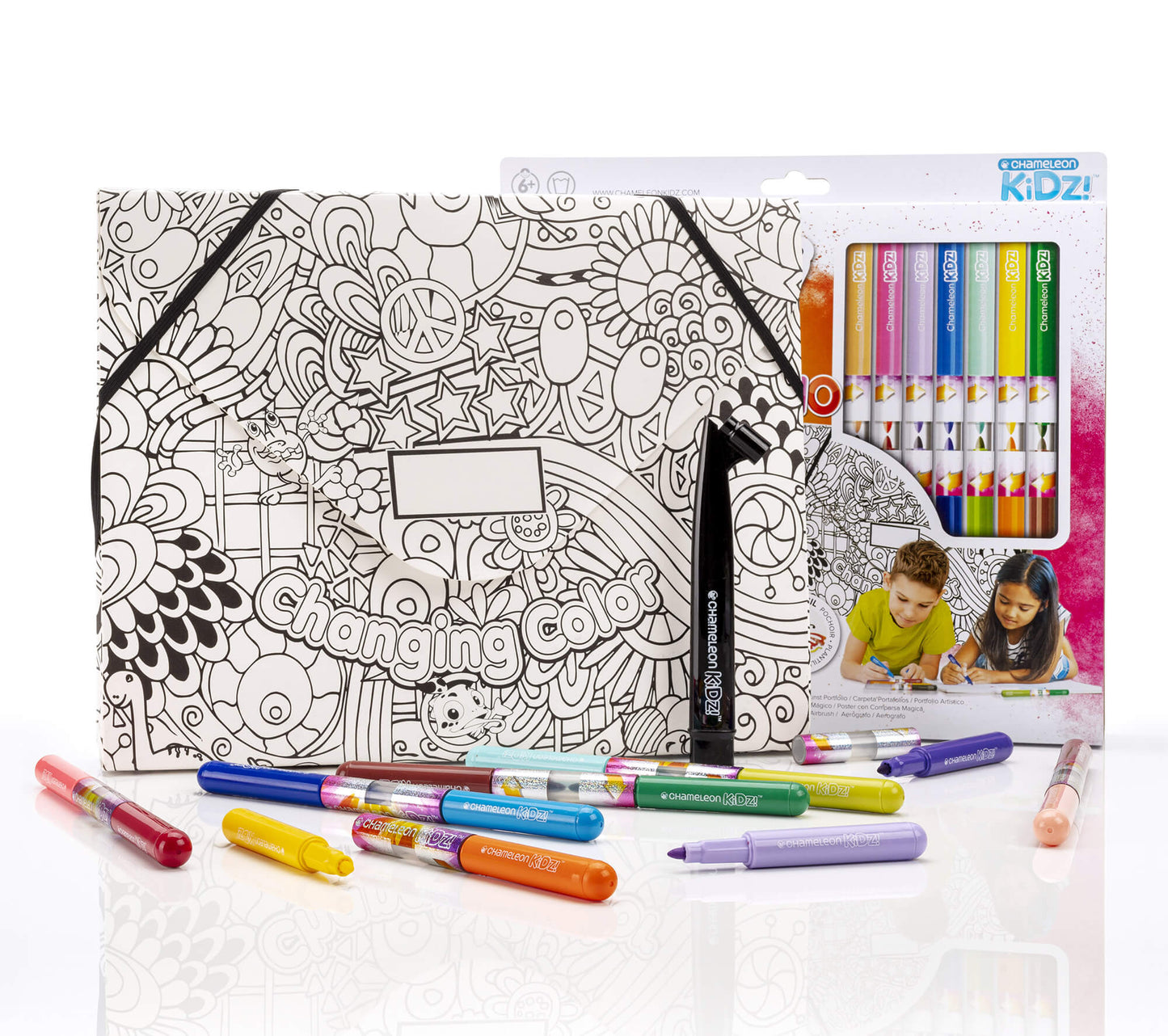 Chameleon Kidz Portfolio 14 Color Creativity Kit - CK1301