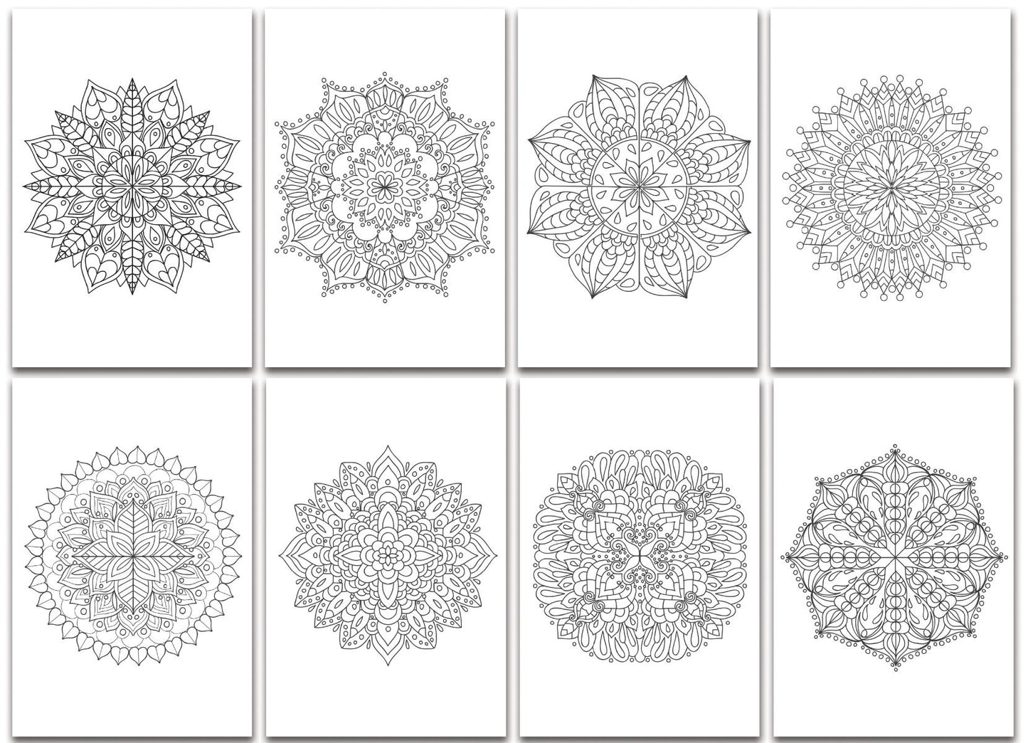 Chameleon Color Cards Embossed - Mini Mandalas - CC0107