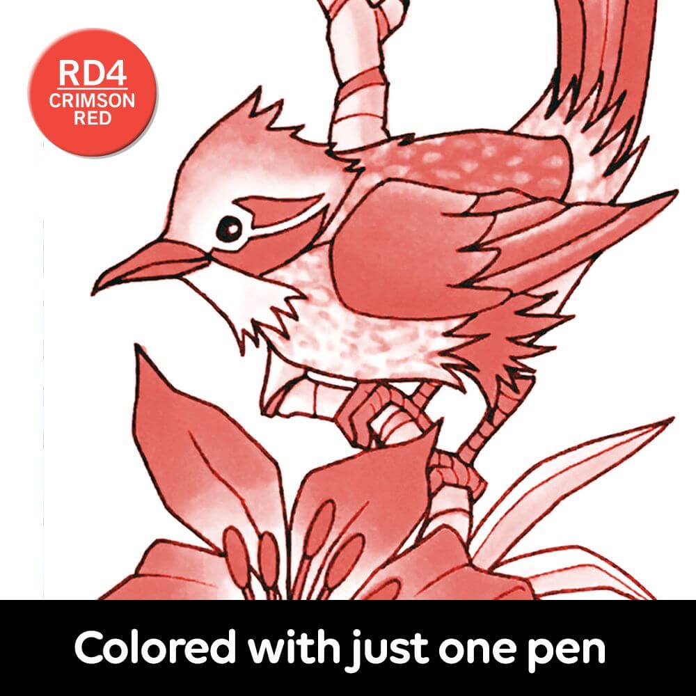 Chameleon Marker - Crimson Red RD4 - CT0101