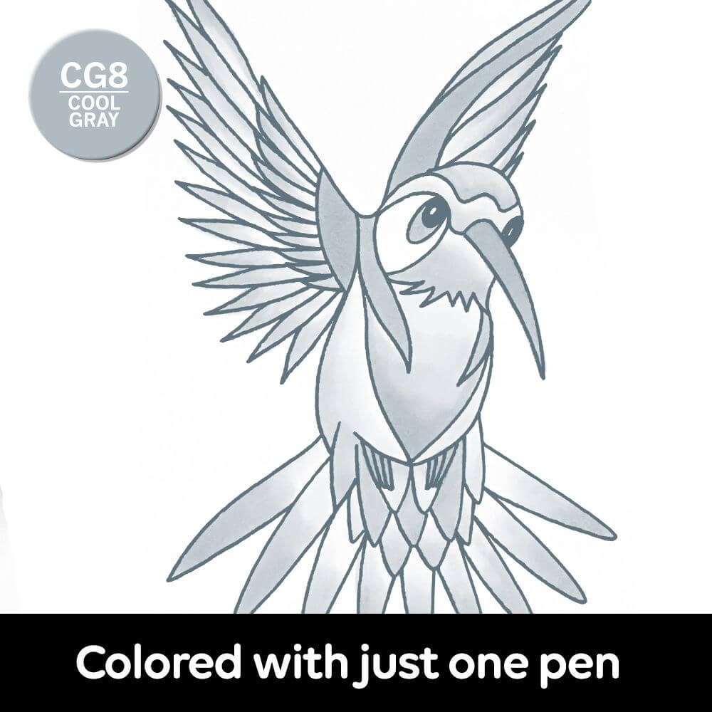 Chameleon Marker - Cool Gray CG8 - CT0117