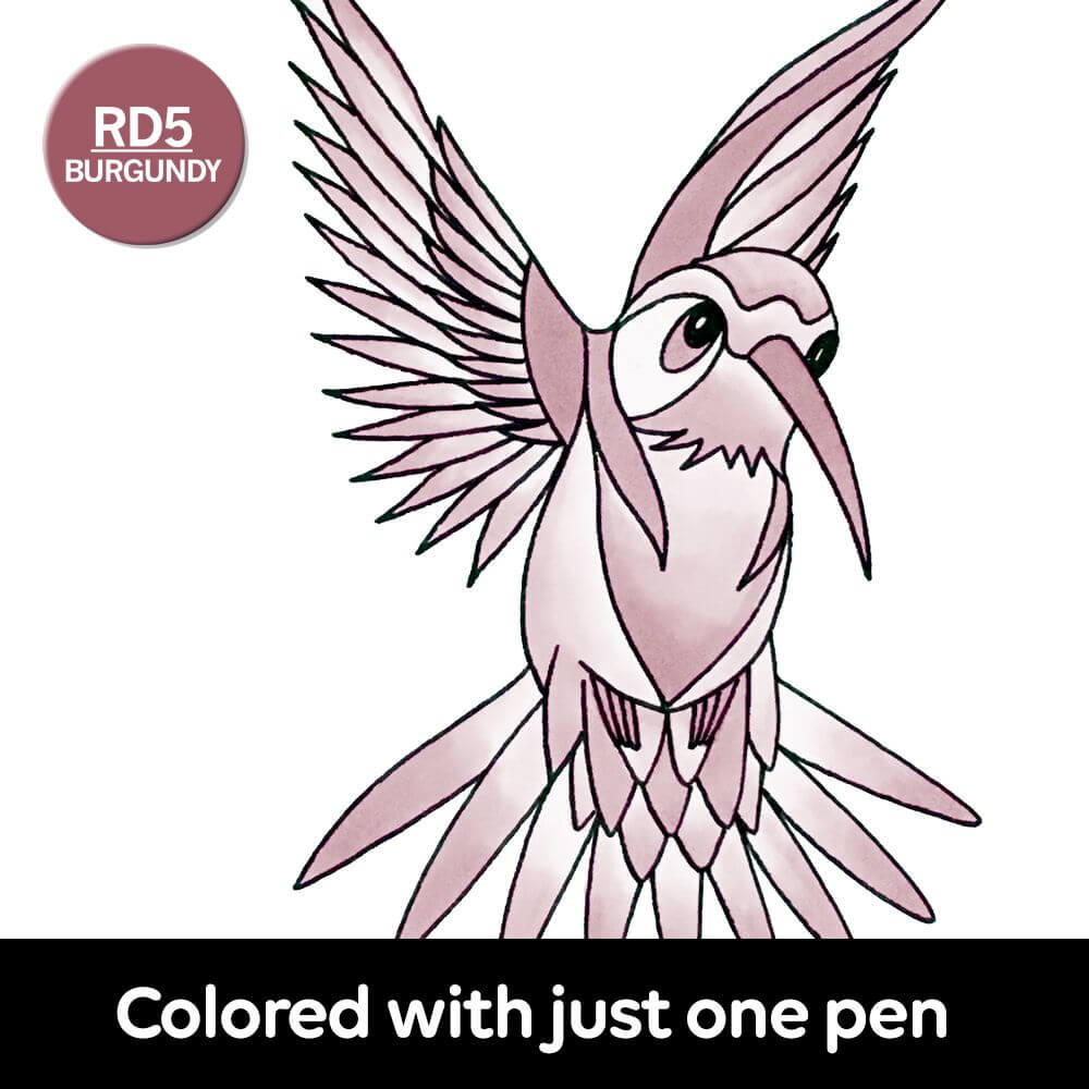 Chameleon Marker - Burgundy RD5 - CT0142