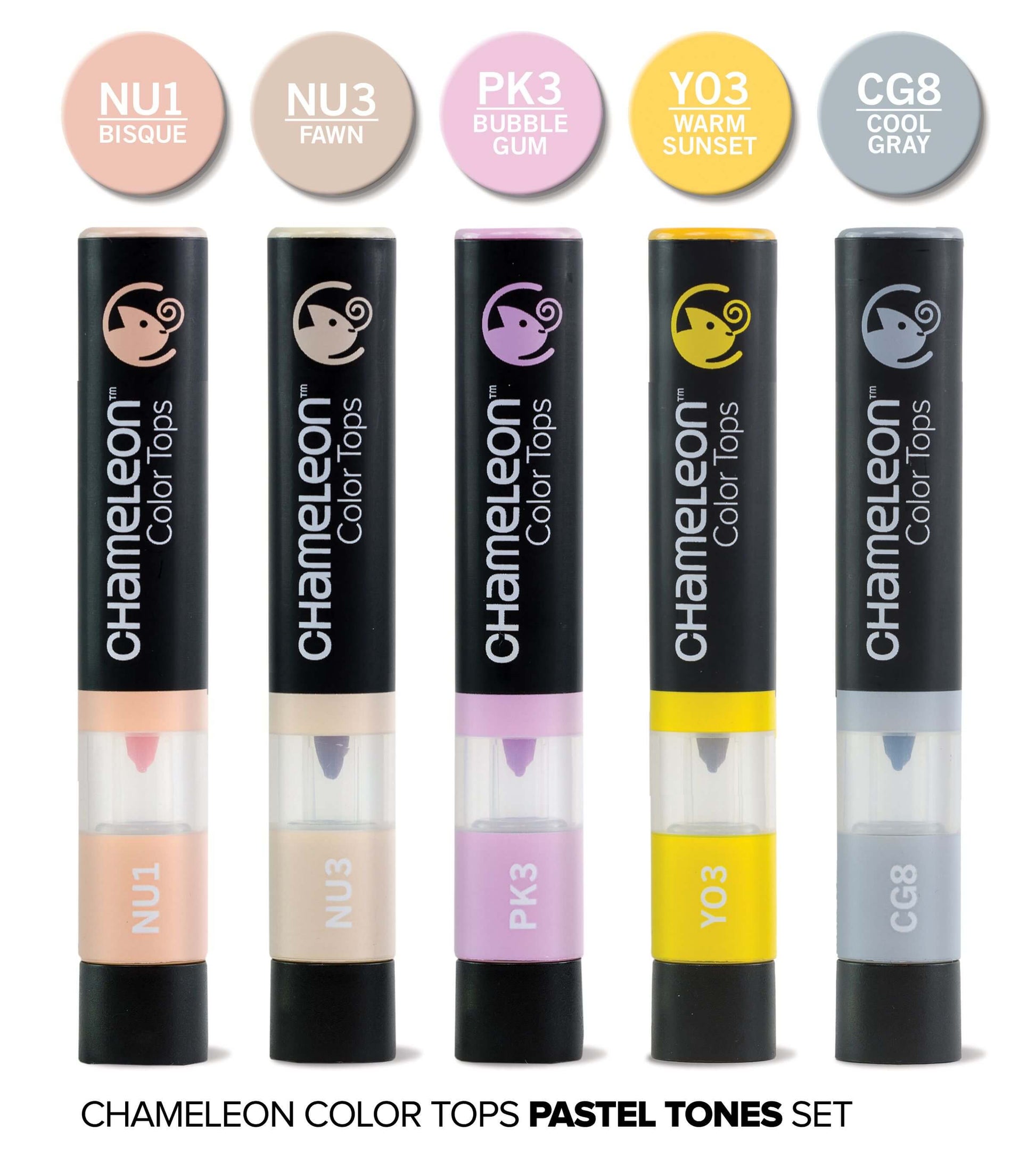 Chameleon Color Tops Pastel Tones inhoud