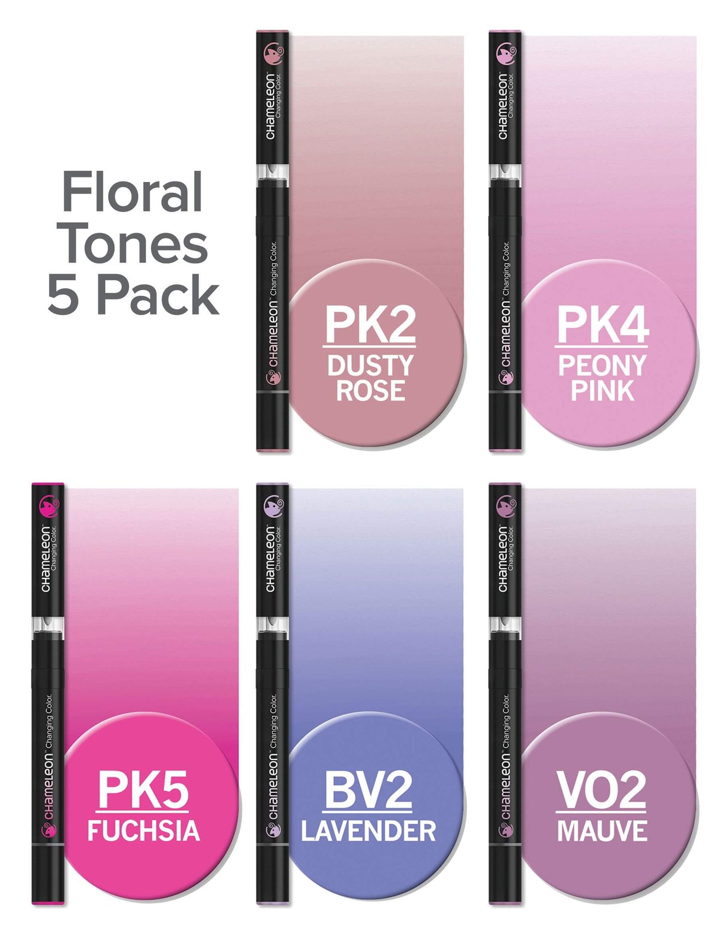 Chameleon Floral Tones set inhoud