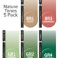 Chameleon Nature Tones set inhoud