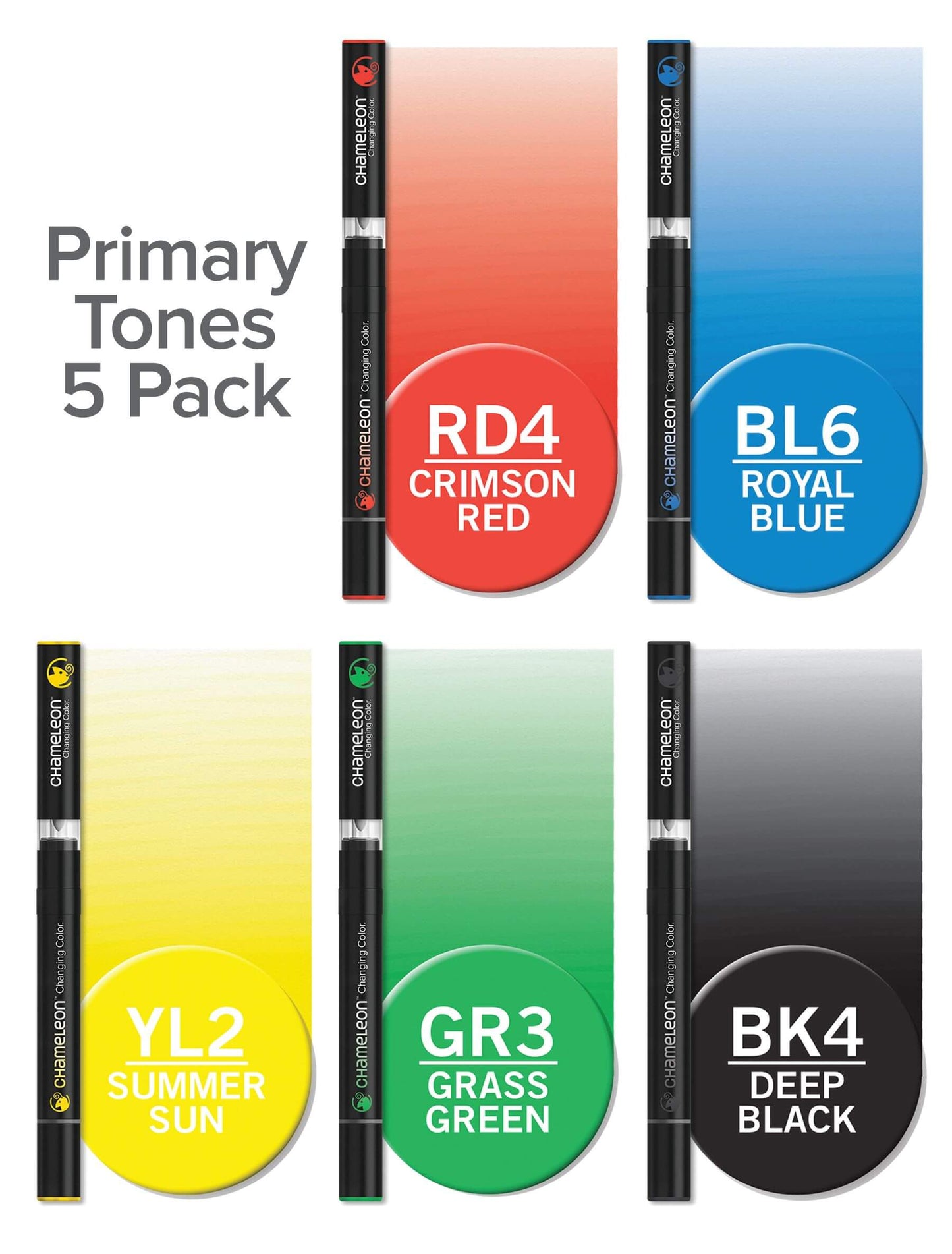 Chameleon Primary Tones set inhoud