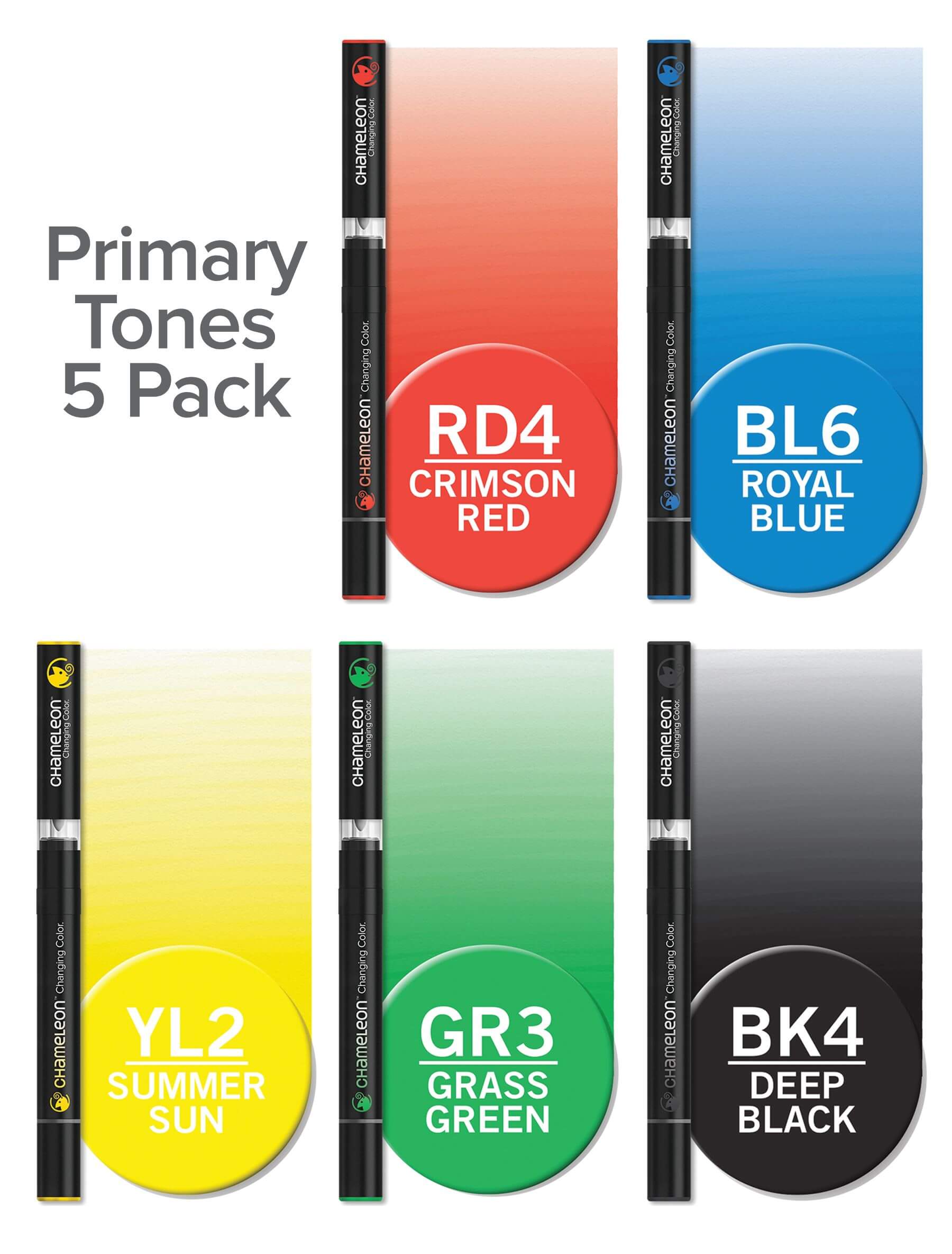 Chameleon Primary Tones set inhoud