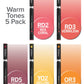 Chameleon Warm Tones set inhoud
