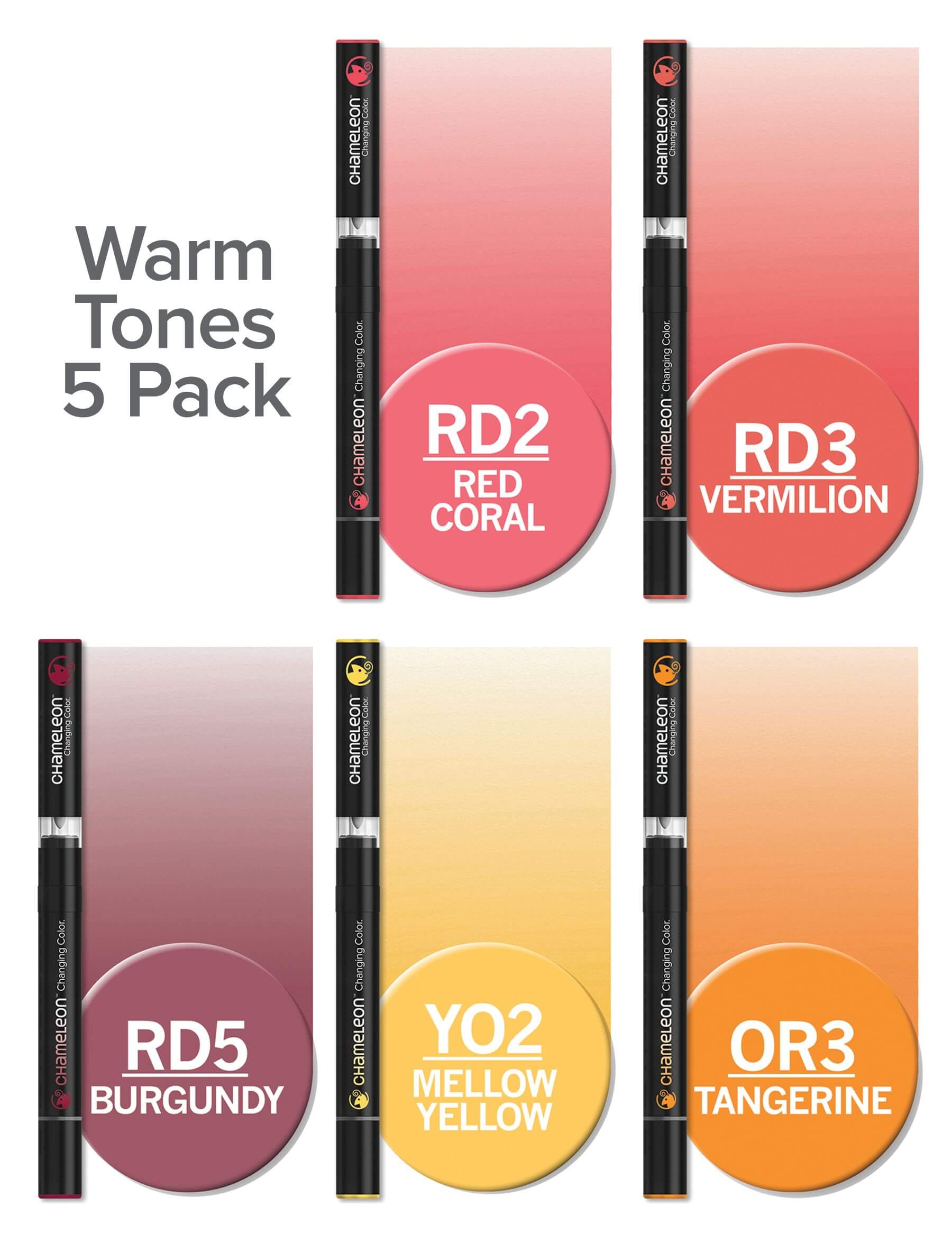Chameleon Warm Tones set inhoud